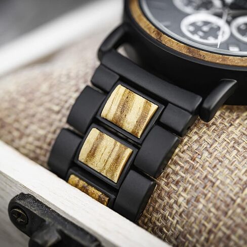 Mens Personalized Engraved Wooden Watches Custom Anniversary Birthday Wooden Watches for Him Husband Boyfriend Dad Son Christmas Watch in Kuwait