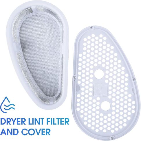 Upgraded W10828351 Lint Filter and Cover, Filter Screen and Case Cover Replacement Part Compatible with Kenmore, Whirlpool Dryer in Saudi Arabia