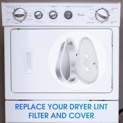 Upgraded W10828351 Lint Filter and Cover, Filter Screen and Case Cover Replacement Part Compatible with Kenmore, Whirlpool Dryer in Saudi Arabia