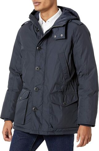 Tommy Hilfiger Men's Poly Twill Full-Length Hooded Parka in Saudi Arabia