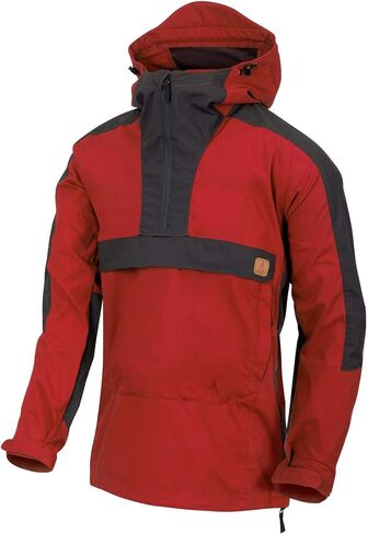 Helikon-Tex Men's Woodsman Anorak Jacket Black/Taiga Green in Saudi Arabia