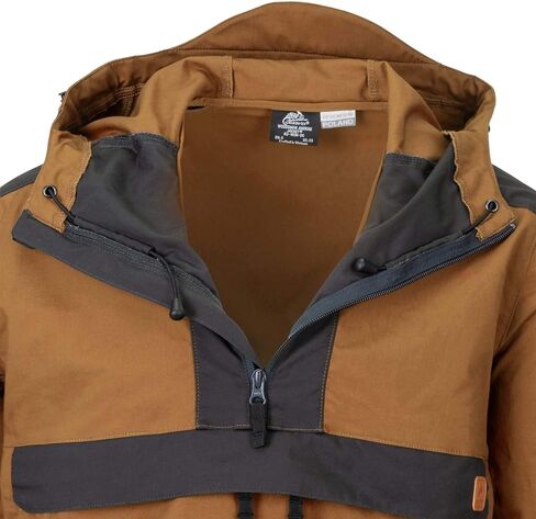 Helikon-Tex Men's Woodsman Anorak Jacket Black/Taiga Green in Saudi Arabia
