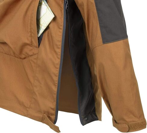 Helikon-Tex Men's Woodsman Anorak Jacket Black/Taiga Green in Saudi Arabia