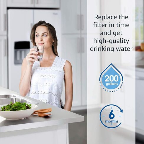 Waterdrop LT1000PC ADQ747935 فلتر مياه الثلاجة وفلتر الهواء، بديل لـ LG® LT1000P®، LMXS28626S، LFXS26973S، LFXS26596S، LFXS28596S، ADQ74793501، ADQ74793502 وLT120F®، 3 كومبو in Saudi Arabia