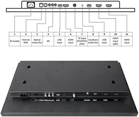 Soulaca 32 بوصة مرآة سحرية 4K LED تلفزيون ذكي للحمام مقاوم للماء واي فاي ATSC موالف التحكم الصوتي المدمج في Alexa webOS 2023 نموذج جديد in Kuwait