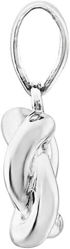 Sonia Jewels Forever Love Knot Infinity Twist Promise Design Charm Pendant (16mm x 8.2mm) - SKU#12272 in Saudi Arabia