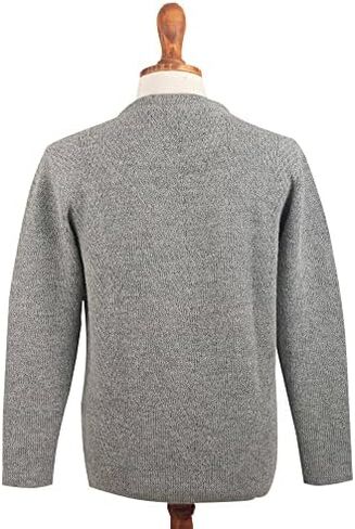 NOVICA Men's 100% Alpaca Sweater, Soft Grey-Blue' in Saudi Arabia