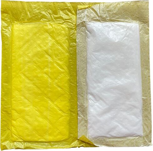 Absorbent Meat Pads Fish and Poultry Foam Tray Pads 40 Grams 4" x 7" (White, 100) in Saudi Arabia