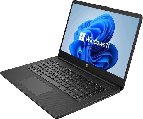 جهاز لاب توب اتش بي 14 بوصة، نظام تشغيل ويندوز 11، معالج AMD ثنائي النواة يصل إلى 2.60 جيجاهرتز، ذاكرة رام 4 جيجابايت، 128 جيجا اس اس دي، كاميرا ويب، أسود مطفي (متجدد) in Saudi Arabia