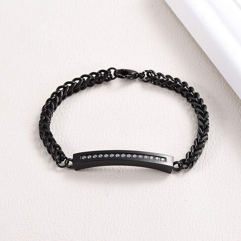 Imrsanl Stainless Steel Cremation Bracelet for Ashes - Crystal Urn Bangles for Human Ashes - Memorial Lockets Keepsake Jewelry for Men Women in Kuwait