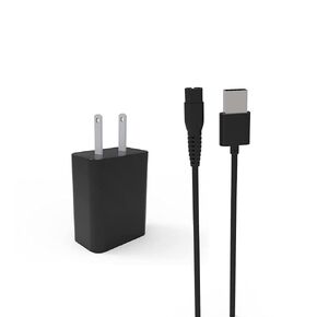 شاحن 5 فولت بديل لماكينة قص الشعر للرجال من SURKER K7S K7S-Silver K7S-Golden K9S SK-1616 مع كابل شحن بطول 5 أقدام وسلك طاقة in Kuwait