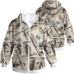 Hoodies for Men Women Winter Jacket Fleece Coat Zip up Warm in Saudi Arabia