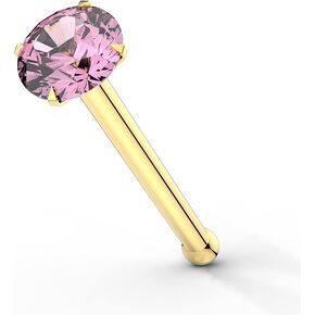 بيرسينجبوينت 9ct الذهب الأنف مسمار - 2.0 مم بينك تشيكوسلوفاكيا الأنف مسمار - الأنف العظمة - مسمار الأنف الصغيرة الأنف - مسمار الأنف - 22 قياس الأنف الدائري in Kuwait