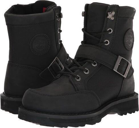 HARLEY-DAVIDSON FOOTWEAR Men's Hamlyn Nylon Strap Motorcycle Boot in Kuwait