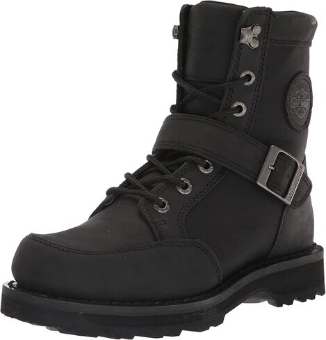 HARLEY-DAVIDSON FOOTWEAR Men's Hamlyn Nylon Strap Motorcycle Boot in Kuwait
