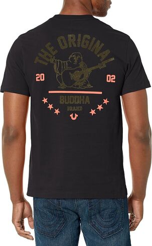True Religion Men's Short Sleeve Og Buddha Brand Tee in Saudi Arabia