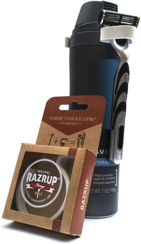 RazrUp - Razor Holder -.Where is Your Razor? Keep Your Razor Clean, and Extend its Life! Convenient Razor Shaving Accessory Turns Any Shave Gel/Can into a Razor Holder! in Saudi Arabia