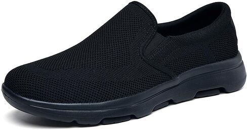 TIOSEBON Men's Slip On Walking Loafers - Breathable Lightweight Knit Mesh Casual Sneakers,Comfortable Laceless Shoes for Travel, Driving and Standing All Day in Saudi Arabia
