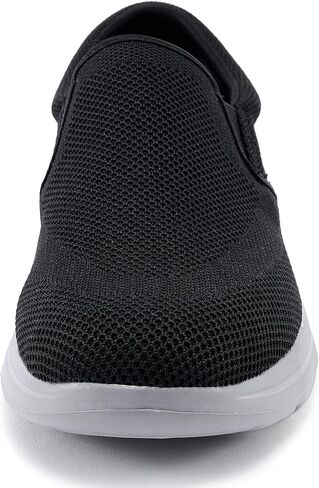 TIOSEBON Men's Slip On Walking Loafers - Breathable Lightweight Knit Mesh Casual Sneakers,Comfortable Laceless Shoes for Travel, Driving and Standing All Day in Saudi Arabia