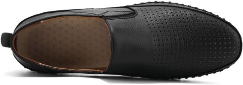 Men's Genuine Leather Loafer Shoes Slip On Soft Business Driving Shoes in Saudi Arabia