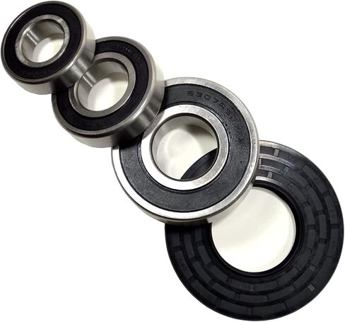 HQRP Bearing and Seal Kit compatible with Whirlpool WFW9600TW00 WFW9600TW01 WFW9600TW02 WFW9600TZ00 WFW9700VA00 WFW9700VW00 Front Load Washer Tub in Saudi Arabia