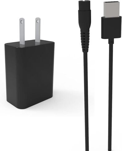 شاحن 5 فولت بديل لماكينة قص الشعر للرجال من SURKER K7S K7S-Silver K7S-Golden K9S SK-1616 مع كابل شحن بطول 5 أقدام وسلك طاقة in Kuwait