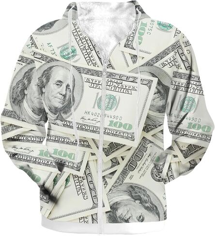 Hoodies for Men Women Winter Jacket Fleece Coat Zip up Warm in Kuwait