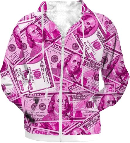 Hoodies for Men Women Winter Jacket Fleece Coat Zip up Warm in Kuwait