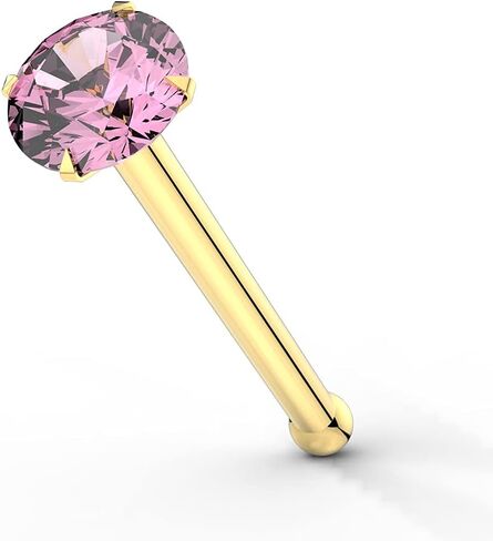 بيرسينجبوينت 9ct الذهب الأنف مسمار - 2.0 مم بينك تشيكوسلوفاكيا الأنف مسمار - الأنف العظمة - مسمار الأنف الصغيرة الأنف - مسمار الأنف - 22 قياس الأنف الدائري in Kuwait