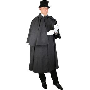 Historical Emporium Men's 100% Cotton Inverness Dress Cape in Saudi Arabia