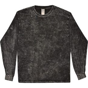 Vintage Mineral Wash T-Shirts Long Sleeve, 100% Heavyweight Cotton, Adult Small to XXX-Large in Saudi Arabia