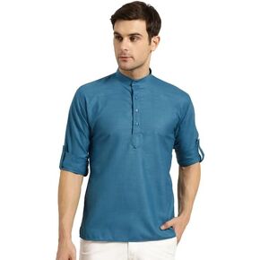 SOJANYA (Since 1958), Men's Cotton Short Kurta in Saudi Arabia