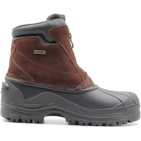 Parrazo Men's Water Resistance Snow and Hiking Heavy Duty Zipper-up Winter Duck Boots in Saudi Arabia