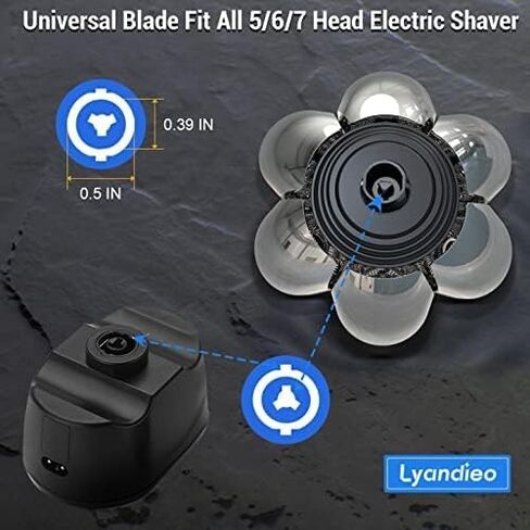 9D Shaver Accessories Bald Shaver for Men Floating Head Electric Shaver Blades Wet/Dry Upgrade Mens 9D Razor Blades in Saudi Arabia