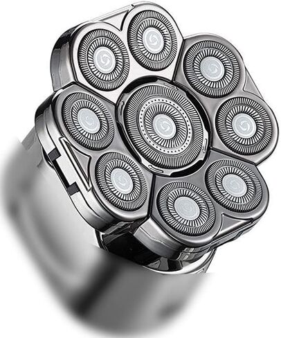 9D Shaver Accessories Bald Shaver for Men Floating Head Electric Shaver Blades Wet/Dry Upgrade Mens 9D Razor Blades in Saudi Arabia