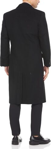 Adam Baker Men's Overcoat Single & Double Breasted Luxury Wool/Cashmere Full Length Topcoat in Saudi Arabia