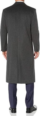 Adam Baker Men's Overcoat Single & Double Breasted Luxury Wool/Cashmere Full Length Topcoat in Saudi Arabia