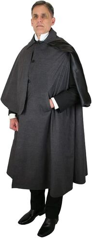 Historical Emporium Men's 100% Cotton Inverness Dress Cape in Saudi Arabia