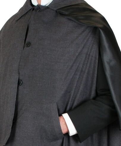 Historical Emporium Men's 100% Cotton Inverness Dress Cape in Saudi Arabia