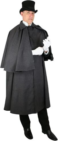 Historical Emporium Men's 100% Cotton Inverness Dress Cape in Saudi Arabia