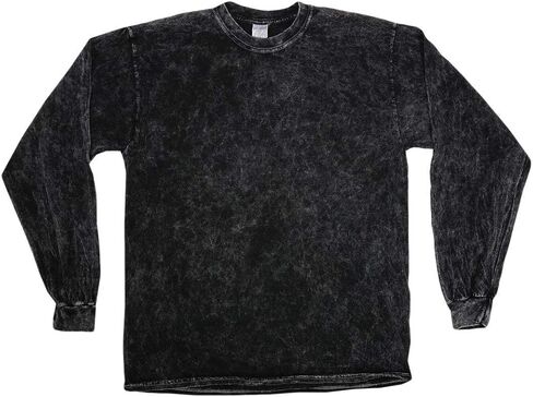 Vintage Mineral Wash T-Shirts Long Sleeve, 100% Heavyweight Cotton, Adult Small to XXX-Large in Kuwait