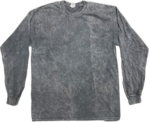 Vintage Mineral Wash T-Shirts Long Sleeve, 100% Heavyweight Cotton, Adult Small to XXX-Large in Kuwait