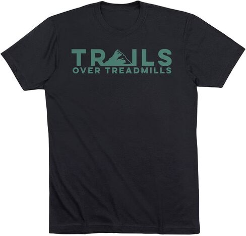 Gone For a Run Running Trails Over Treadmills Tee | Short Sleeve Running T-Shirt | Adult Sizes in Kuwait