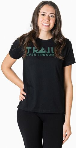 Gone For a Run Running Trails Over Treadmills Tee | Short Sleeve Running T-Shirt | Adult Sizes in Kuwait