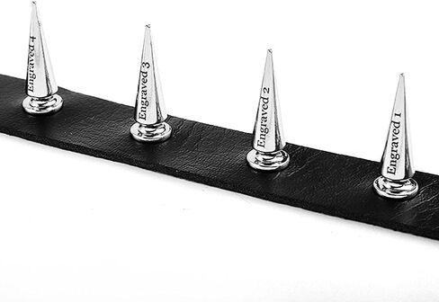 Milakoo Punk Style PU Leather Bracelet Bangle with Rivets Spiked Accent in Saudi Arabia