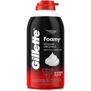 Comfort Glide Foamy Regular Shave Foam Men Shaving Foam by Gillette, 11 Ounce in Kuwait