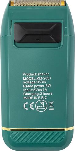 KEMEI Foil Shaver Double Electric Shaver for Men, Professional Electric Razors Head Shaver for Bald Men, Barber Supplies Cordless Rechargeable in Kuwait