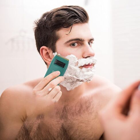 KEMEI Foil Shaver Double Electric Shaver for Men, Professional Electric Razors Head Shaver for Bald Men, Barber Supplies Cordless Rechargeable in Kuwait