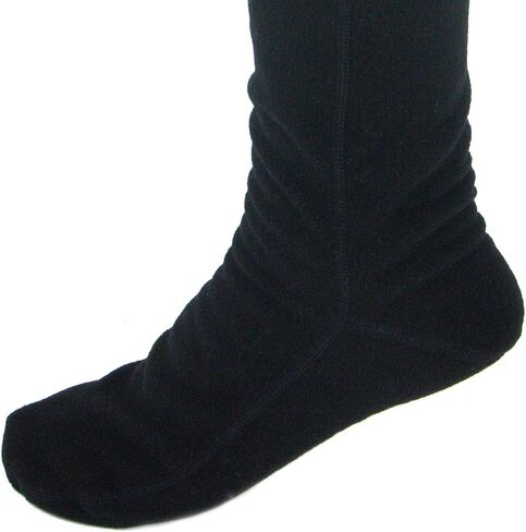 Polar Feet Adults' Fleece Socks (XXL (M 14-15), Black) in Kuwait