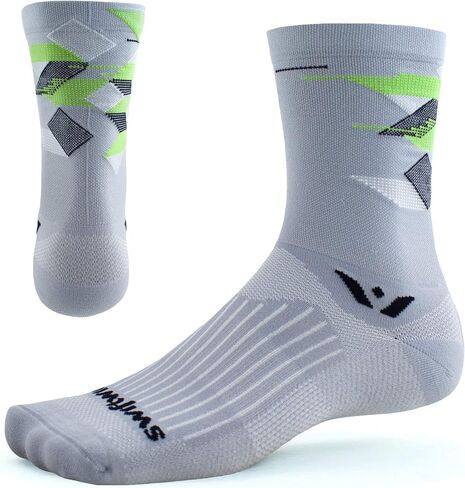 Swiftwick - VISION SIX Running & Cycling Socks, Durable Crew, Mens and Womens in Saudi Arabia